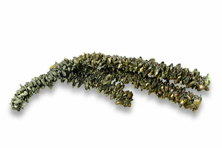 Iridescent Marcasite Crystal Stalactite - Linwood Mine, Iowa #293586